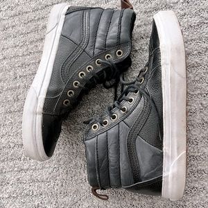 Vans Leather/ Black